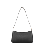 Elvixa Black Minimalist Curved Shoulder Bag - Image 2