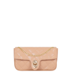 Elvixa Tan Buckle Detail Compact Shoulder Bag - Image 2