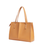 Elvixa Structured Work Tote Bag with Strap Mustard - Image 2