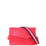 Elvixa Red Half Flap Crossbody Bag