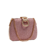 Elvixa Elegant Evening Chain Clutch Bag Pink - Image 2