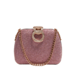 Elvixa Elegant Evening Chain Clutch Bag Pink