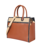 Elvixa Tri-Tone Vintage Top Handle Handbag - Image 2
